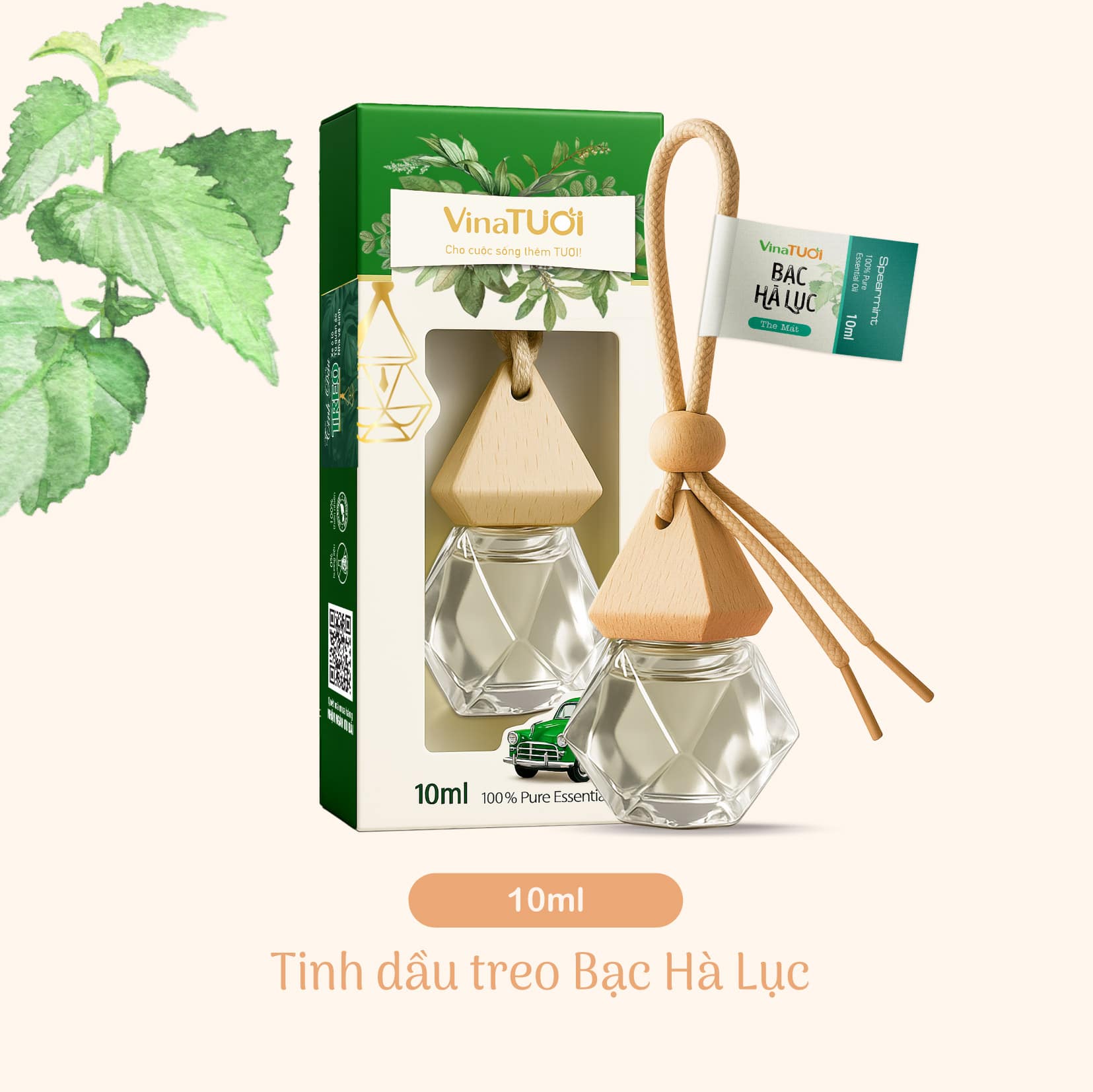 Tinh dầu treo Bạc Hà Lục