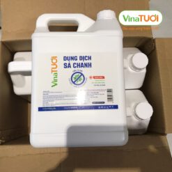 dung dịch nước rửa tay sả chanh nguyên chất cồn 70 độ 5000ml