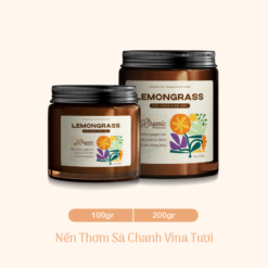 Nến thơm tinh dầu sả chanh