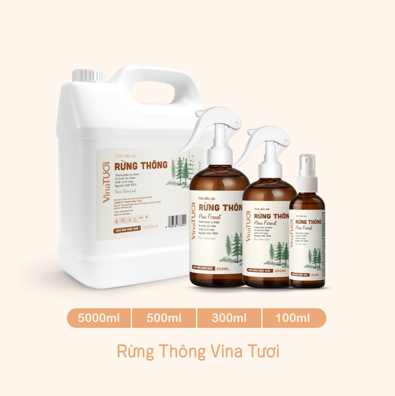 Xịt thơm tinh dầu rừng thông