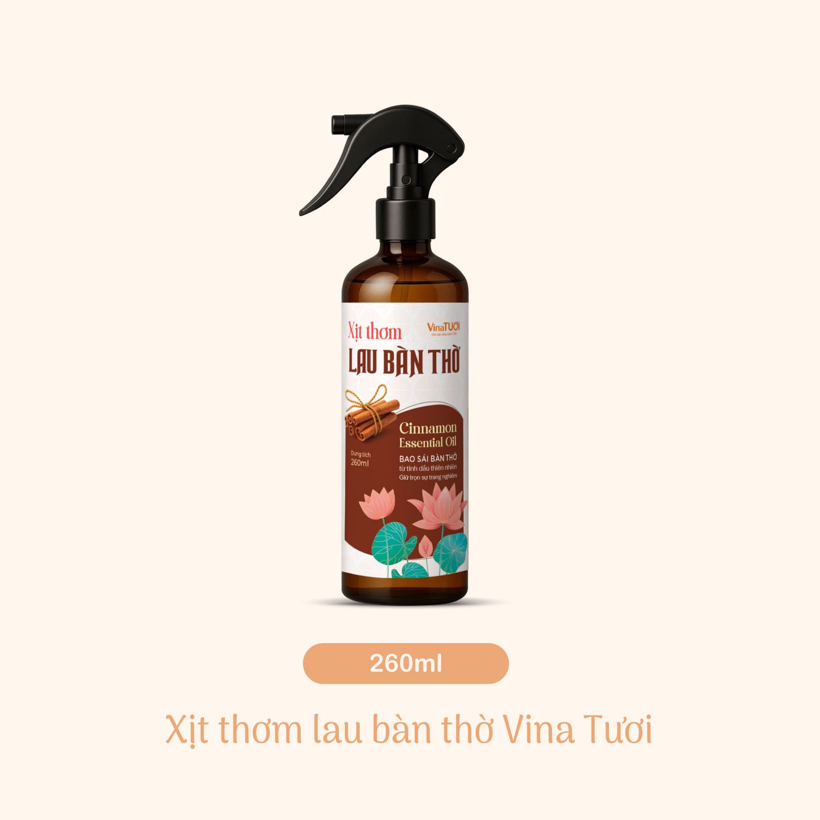 Xịt thơm lau bàn thờ