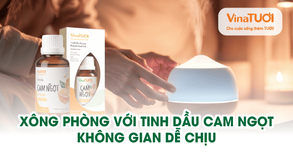 Xông phòng với tinh dầu Cam Ngọt – Không gian dễ chịu
