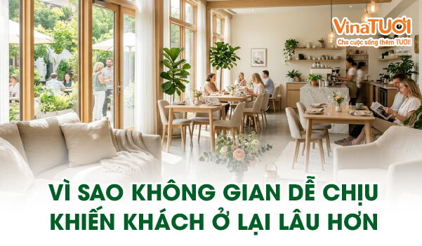 Vì sao một không gian dễ chịu khiến khách muốn ở lại lâu hơn