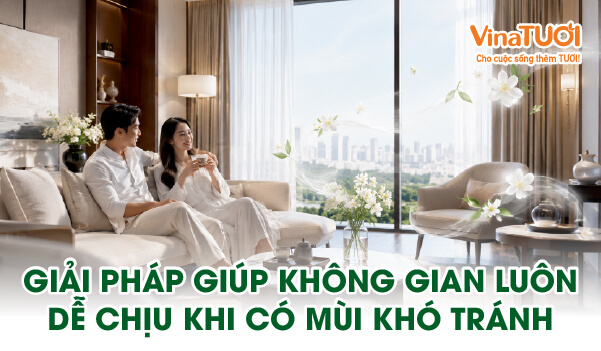 Giải pháp giúp không gian luôn dễ chịu ngay cả khi có mùi khó tránh