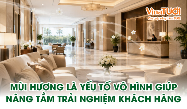 Mùi hương là yếu tố vô hình giúp nâng tầm trải nghiệm khách hàng